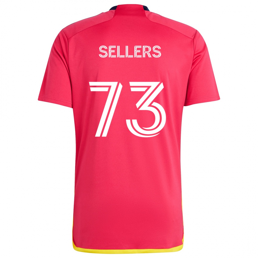 Kinderen Braydon Sellers #73 Rood Blauw Thuisshirt Thuistenue 2024/25 T-Shirt België