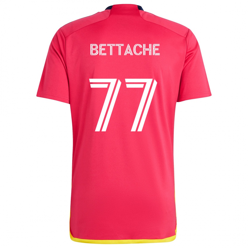 Kinderen Faysal Bettache #77 Rood Blauw Thuisshirt Thuistenue 2024/25 T-Shirt België