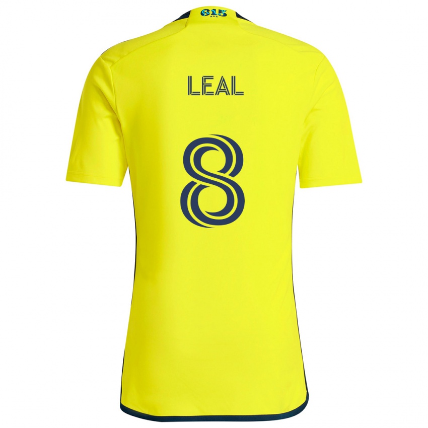 Kinderen Randall Leal #8 Geel Blauw Thuisshirt Thuistenue 2024/25 T-Shirt België