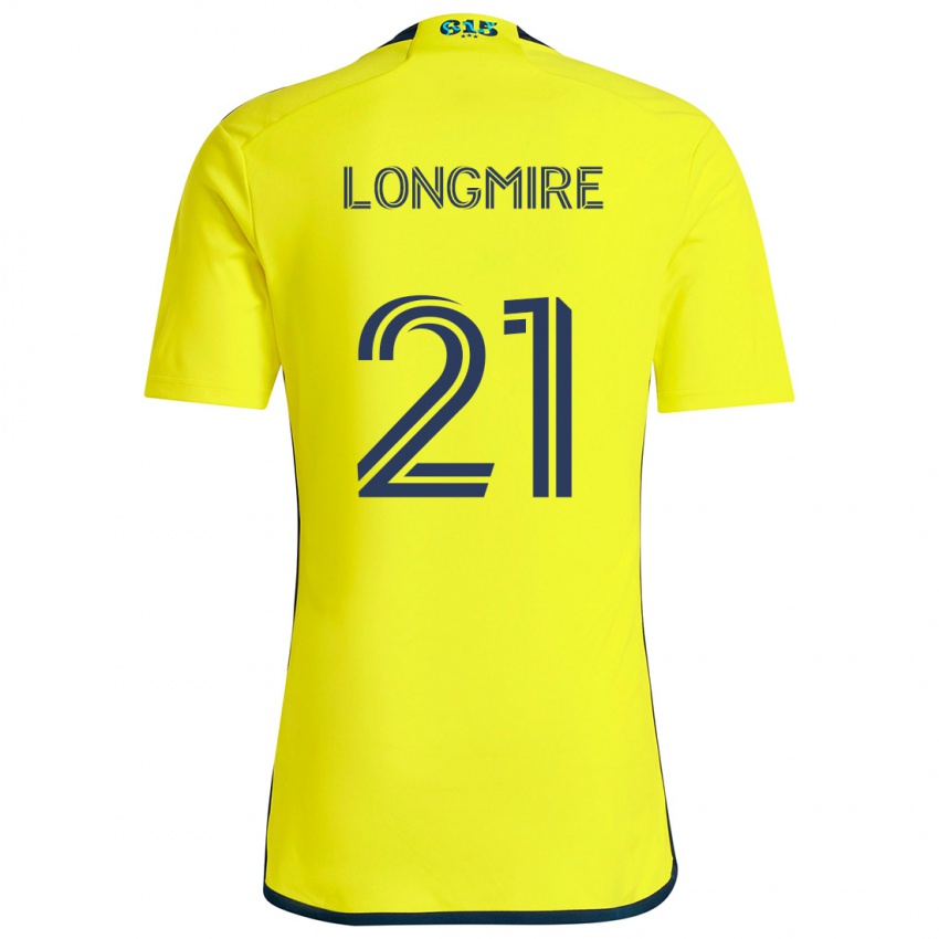 Kinder Ahmed Longmire #21 Gelb Blau Heimtrikot Trikot 2024/25 T-Shirt Belgien