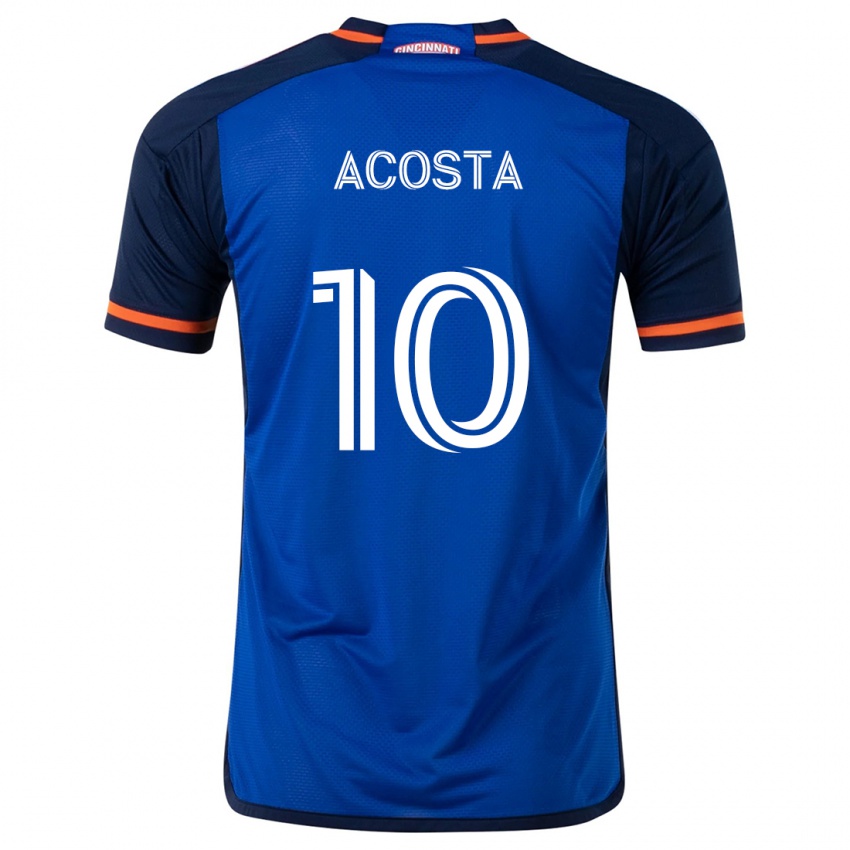 Kinderen Luciano Acosta #10 Blauw Wit Thuisshirt Thuistenue 2024/25 T-Shirt België