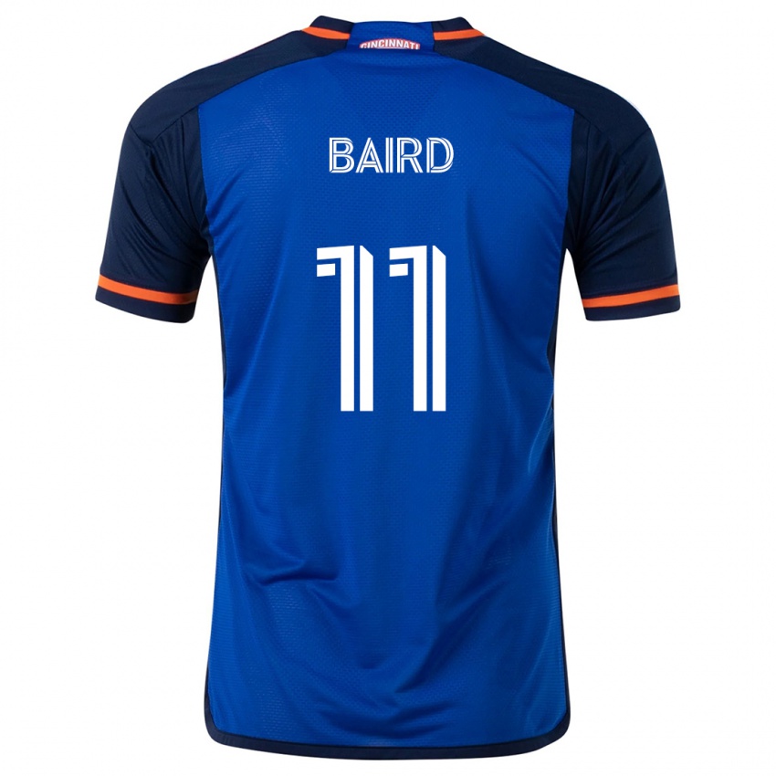 Enfant Maillot Corey Baird #11 Bleu Blanc Tenues Domicile 2024/25 T-Shirt Belgique