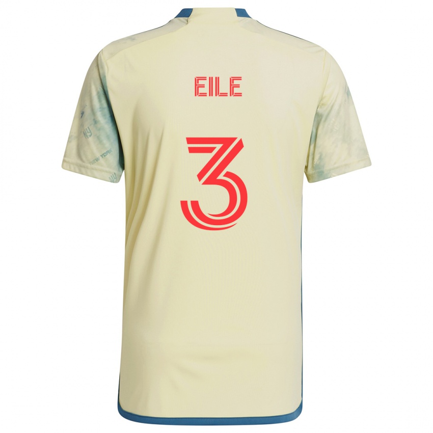 Kinderen Noah Eile #3 Geel Rood Blauw Thuisshirt Thuistenue 2024/25 T-Shirt België