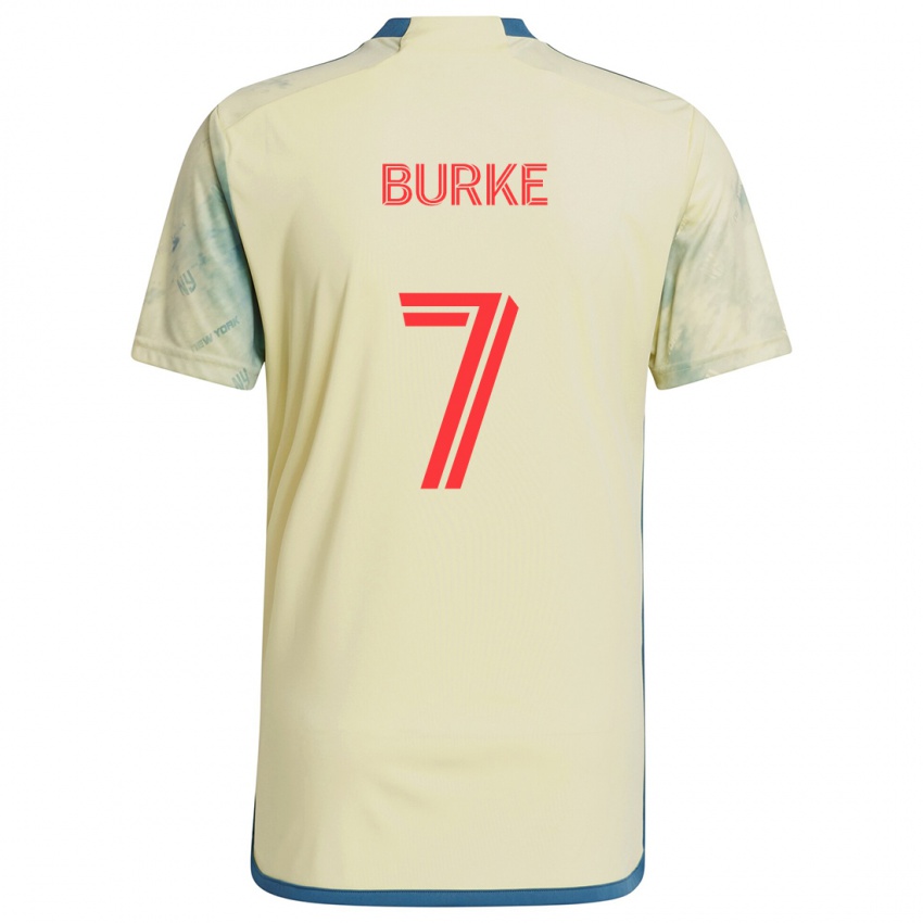 Kinderen Cory Burke #7 Geel Rood Blauw Thuisshirt Thuistenue 2024/25 T-Shirt België