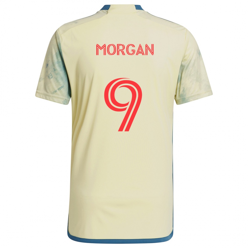 Kinderen Lewis Morgan #9 Geel Rood Blauw Thuisshirt Thuistenue 2024/25 T-Shirt België