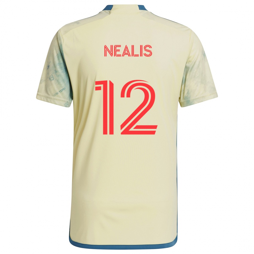 Kinderen Dylan Nealis #12 Geel Rood Blauw Thuisshirt Thuistenue 2024/25 T-Shirt België