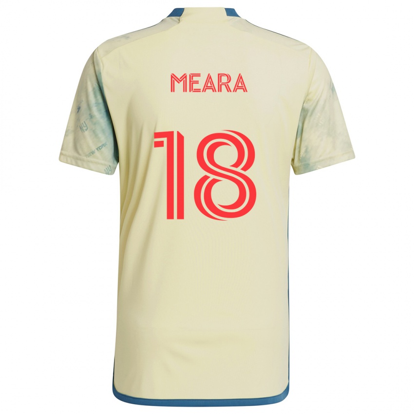 Kinderen Ryan Meara #18 Geel Rood Blauw Thuisshirt Thuistenue 2024/25 T-Shirt België