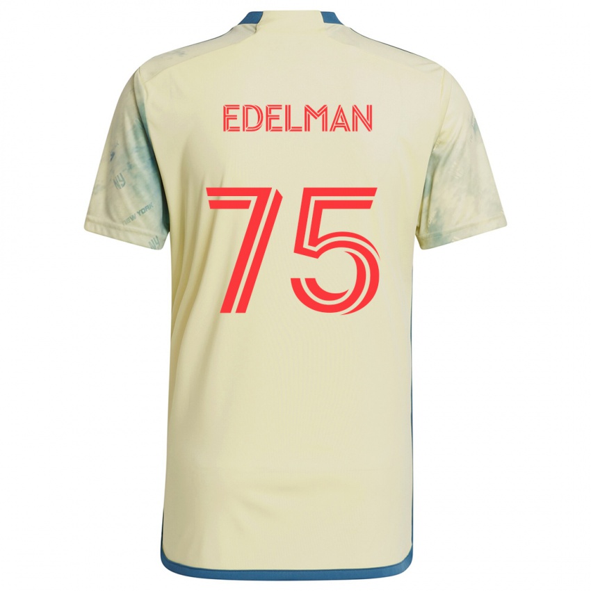 Kinderen Daniel Edelman #75 Geel Rood Blauw Thuisshirt Thuistenue 2024/25 T-Shirt België