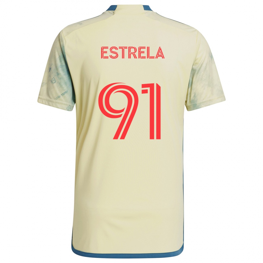 Kinderen Bento Estrela #91 Geel Rood Blauw Thuisshirt Thuistenue 2024/25 T-Shirt België