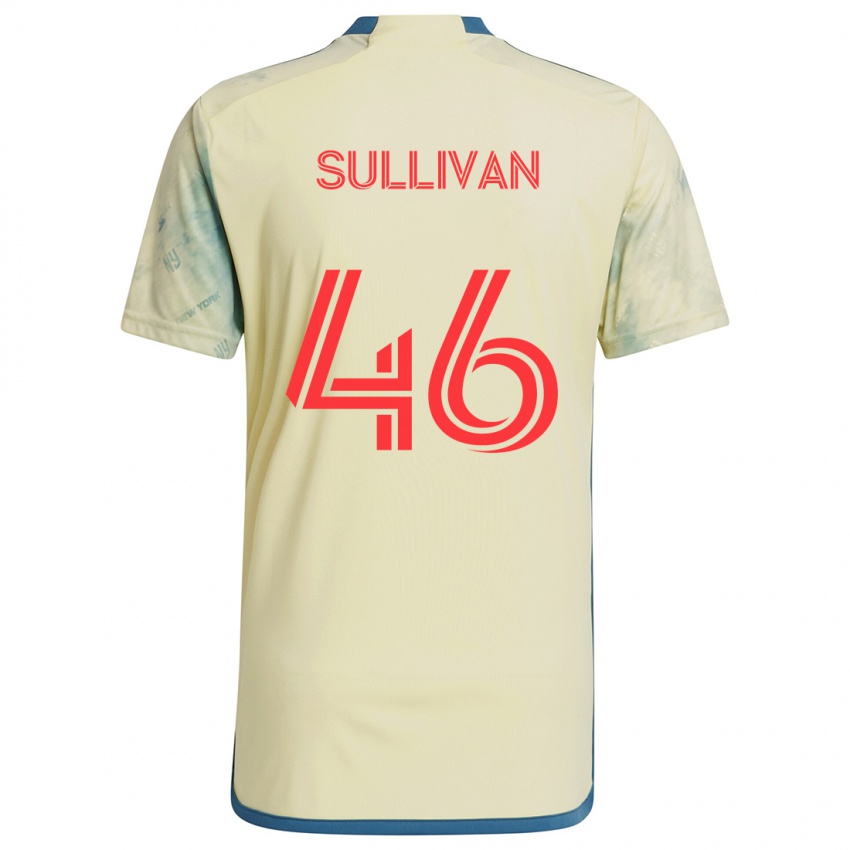 Kinderen Dylan Sullivan #46 Geel Rood Blauw Thuisshirt Thuistenue 2024/25 T-Shirt België