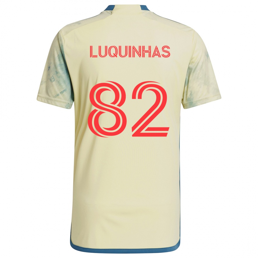 Kinderen Luquinhas #82 Geel Rood Blauw Thuisshirt Thuistenue 2024/25 T-Shirt België