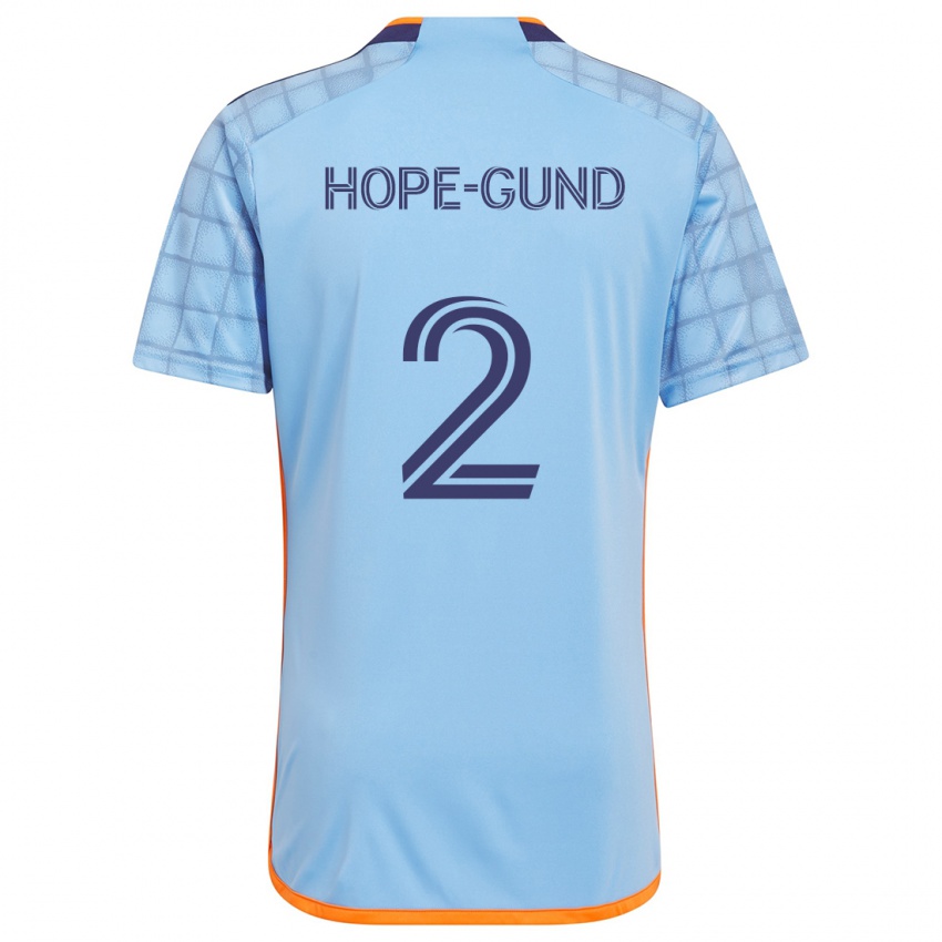 Kinderen Rio Hope-Gund #2 Blauw Oranje Thuisshirt Thuistenue 2024/25 T-Shirt België