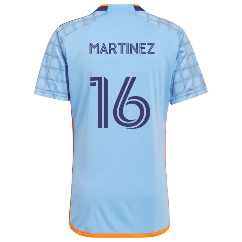 Kinderen Alonso Martínez #16 Blauw Oranje Thuisshirt Thuistenue 2024/25 T-Shirt België