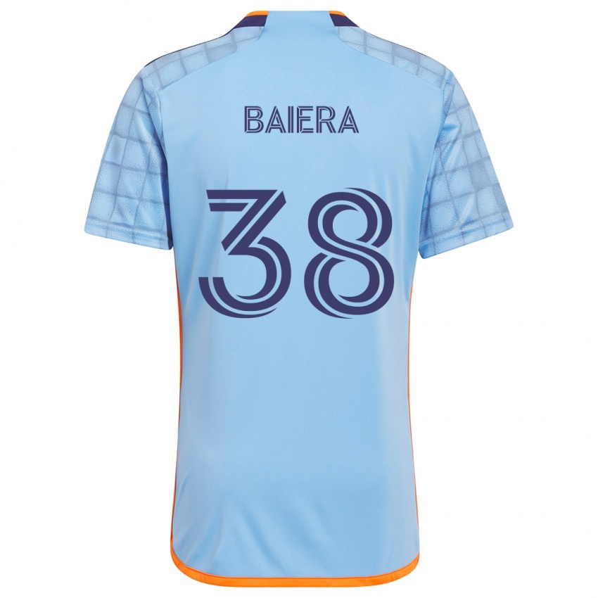 Kinderen Drew Baiera #38 Blauw Oranje Thuisshirt Thuistenue 2024/25 T-Shirt België