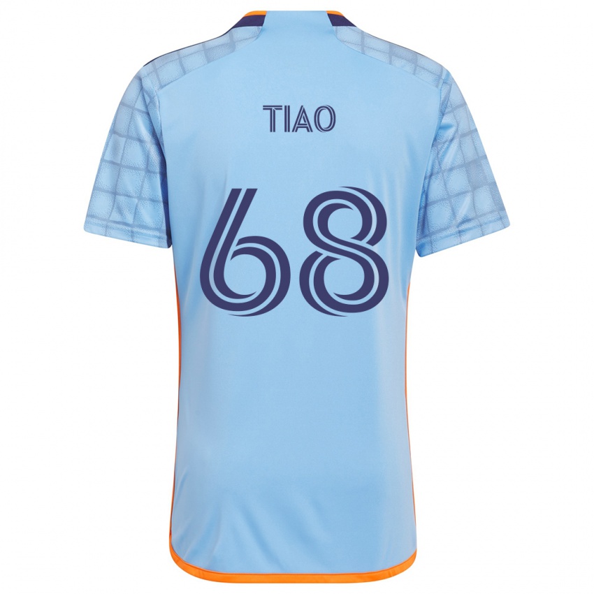 Kinderen Christopher Tiao #68 Blauw Oranje Thuisshirt Thuistenue 2024/25 T-Shirt België