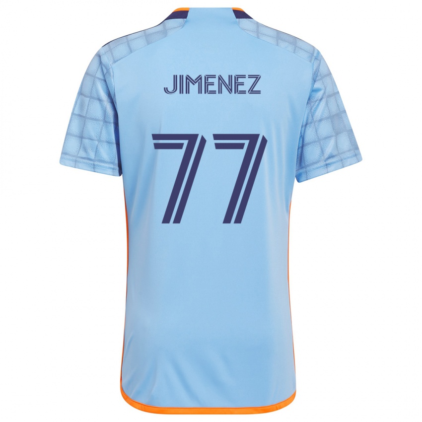 Kinderen Jonathan Jiménez #77 Blauw Oranje Thuisshirt Thuistenue 2024/25 T-Shirt België