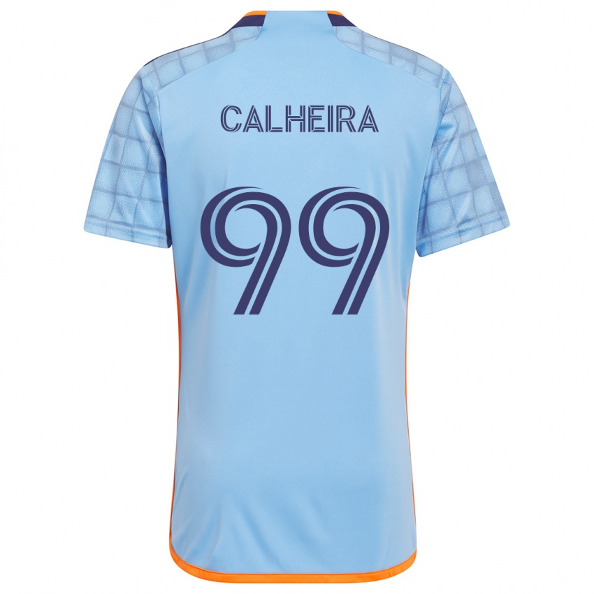 Kinderen Taylor Calheira #99 Blauw Oranje Thuisshirt Thuistenue 2024/25 T-Shirt België