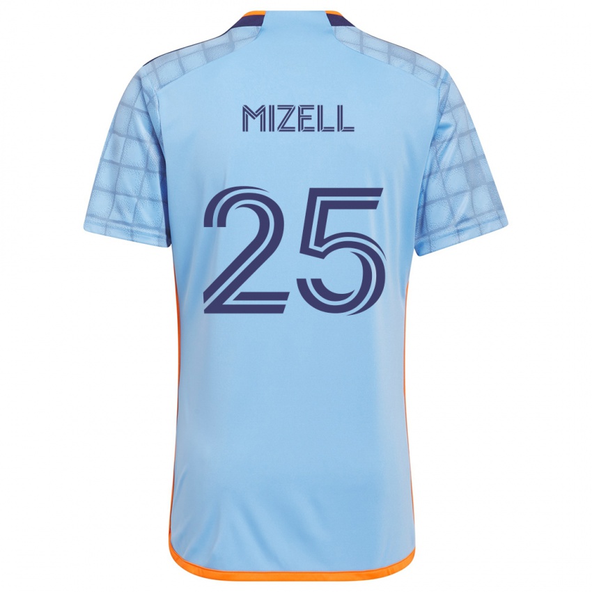 Kinderen Cody Mizell #25 Blauw Oranje Thuisshirt Thuistenue 2024/25 T-Shirt België