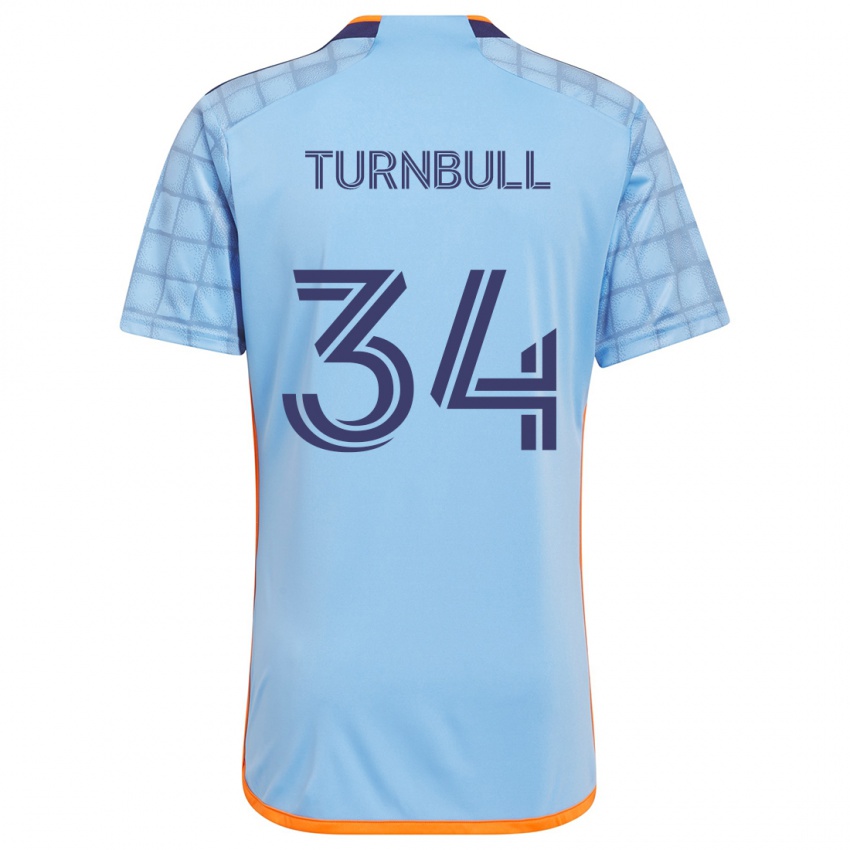 Kinderen Stephen Turnbull #34 Blauw Oranje Thuisshirt Thuistenue 2024/25 T-Shirt België