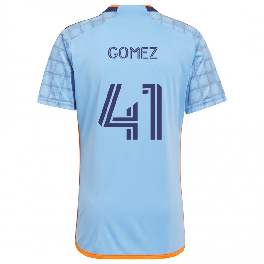 Kinderen Julián Gómez #41 Blauw Oranje Thuisshirt Thuistenue 2024/25 T-Shirt België