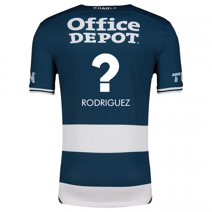 Kinderen Miguel Rodríguez #0 Blauw Wit Thuisshirt Thuistenue 2024/25 T-Shirt België