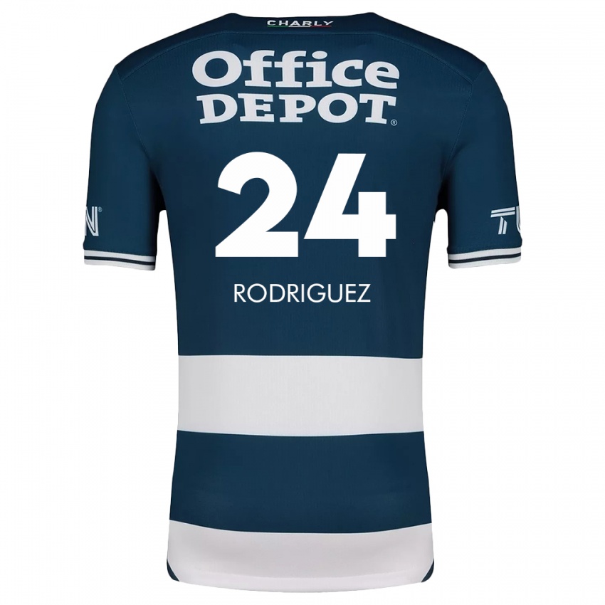 Kinderen Luis Rodriguez #24 Blauw Wit Thuisshirt Thuistenue 2024/25 T-Shirt België