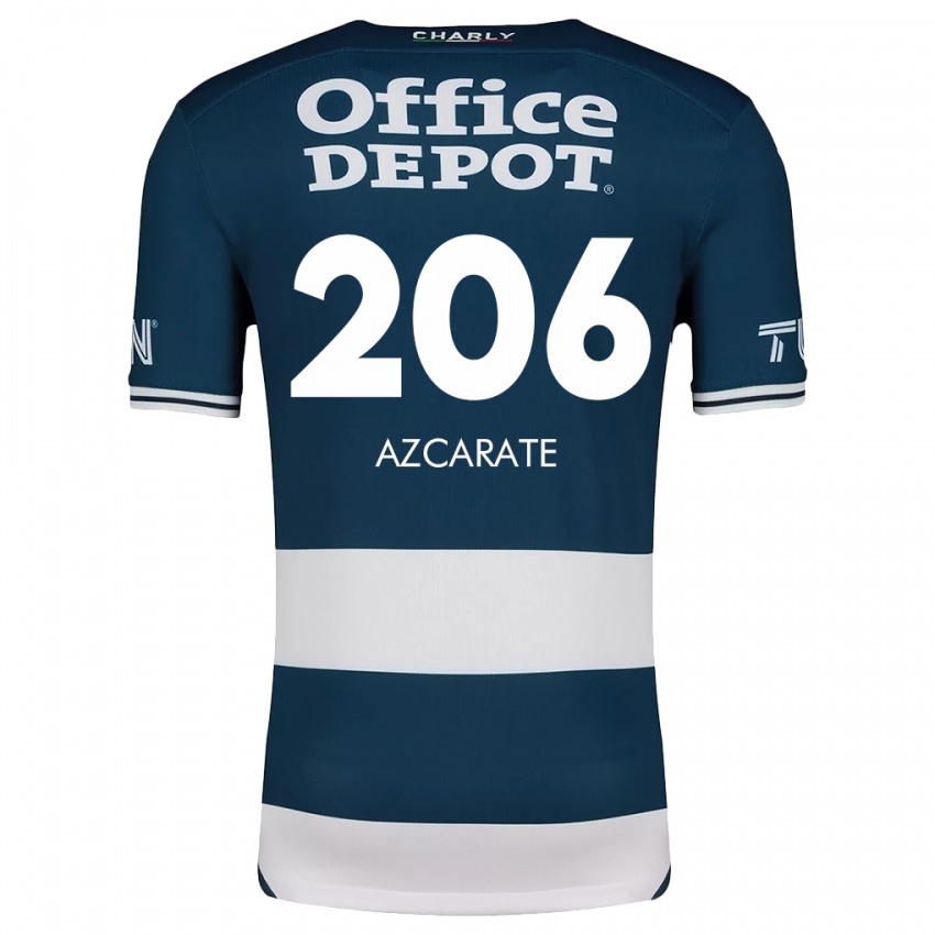 Kinderen Yerar Azcárate #206 Blauw Wit Thuisshirt Thuistenue 2024/25 T-Shirt België