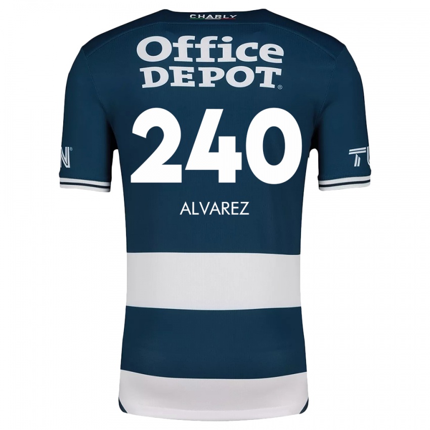 Kinderen Gael Álvarez #240 Blauw Wit Thuisshirt Thuistenue 2024/25 T-Shirt België