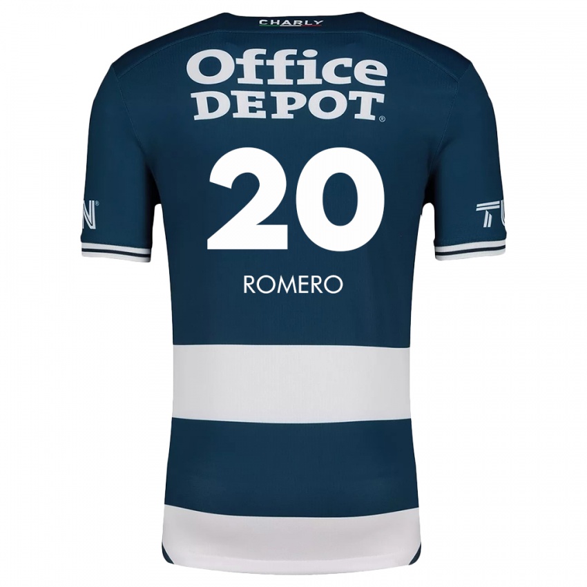 Kinderen Tamara Romero #20 Blauw Wit Thuisshirt Thuistenue 2024/25 T-Shirt België