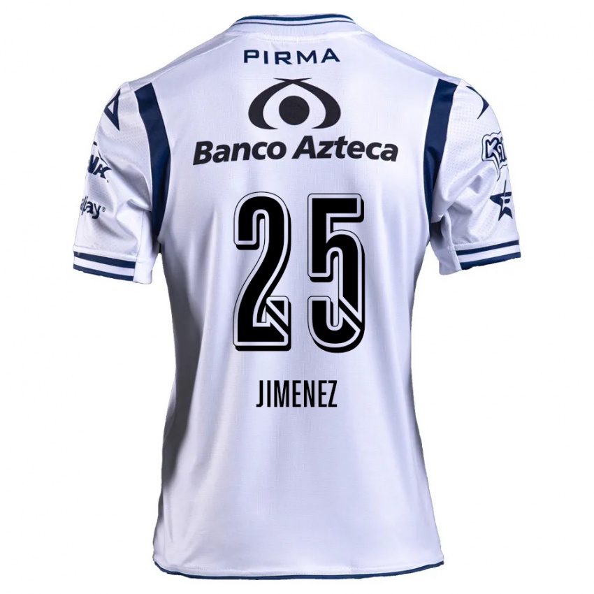 Kinderen Miguel Jiménez #25 Wit Marineblauw Thuisshirt Thuistenue 2024/25 T-Shirt België