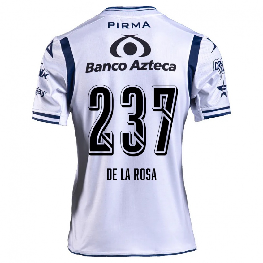 Kinderen Álvaro De La Rosa #237 Wit Marineblauw Thuisshirt Thuistenue 2024/25 T-Shirt België