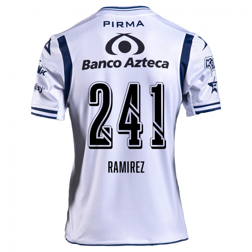 Kinderen Eduardo Ramírez #241 Wit Marineblauw Thuisshirt Thuistenue 2024/25 T-Shirt België