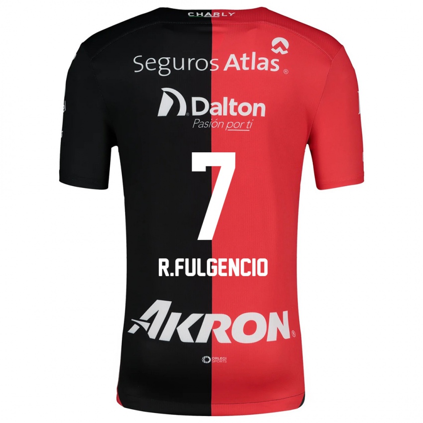 Kinderen Raymundo Fulgencio #7 Rood Zwart Thuisshirt Thuistenue 2024/25 T-Shirt België