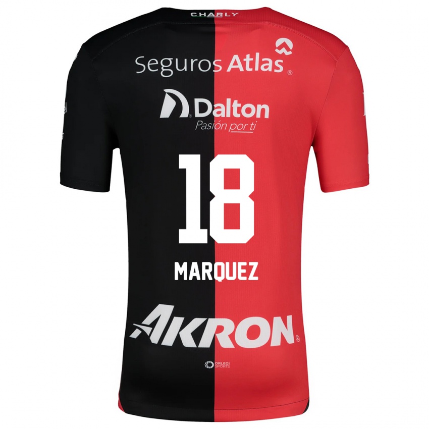 Kinderen Jeremy Márquez #18 Rood Zwart Thuisshirt Thuistenue 2024/25 T-Shirt België