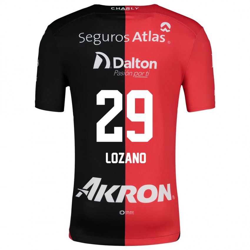 Kinderen Brian Lozano #29 Rood Zwart Thuisshirt Thuistenue 2024/25 T-Shirt België