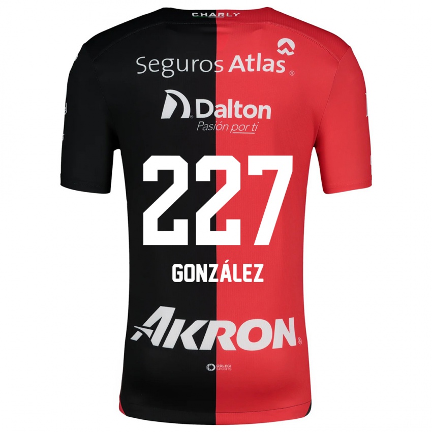 Kinderen Rodolfo González #227 Rood Zwart Thuisshirt Thuistenue 2024/25 T-Shirt België