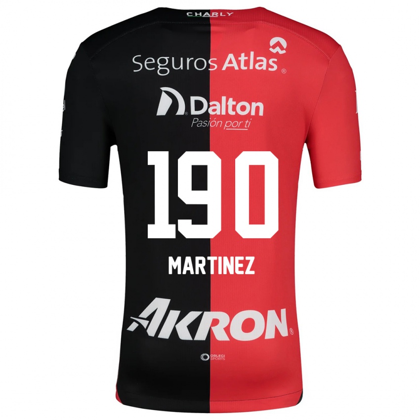 Kinderen Luis Carlos Martínez #190 Rood Zwart Thuisshirt Thuistenue 2024/25 T-Shirt België