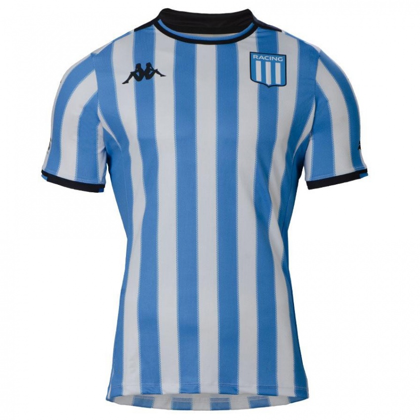 Kinderen Juan Ignacio Nardoni #5 Blauw Wit Zwart Thuisshirt Thuistenue 2024/25 T-Shirt België