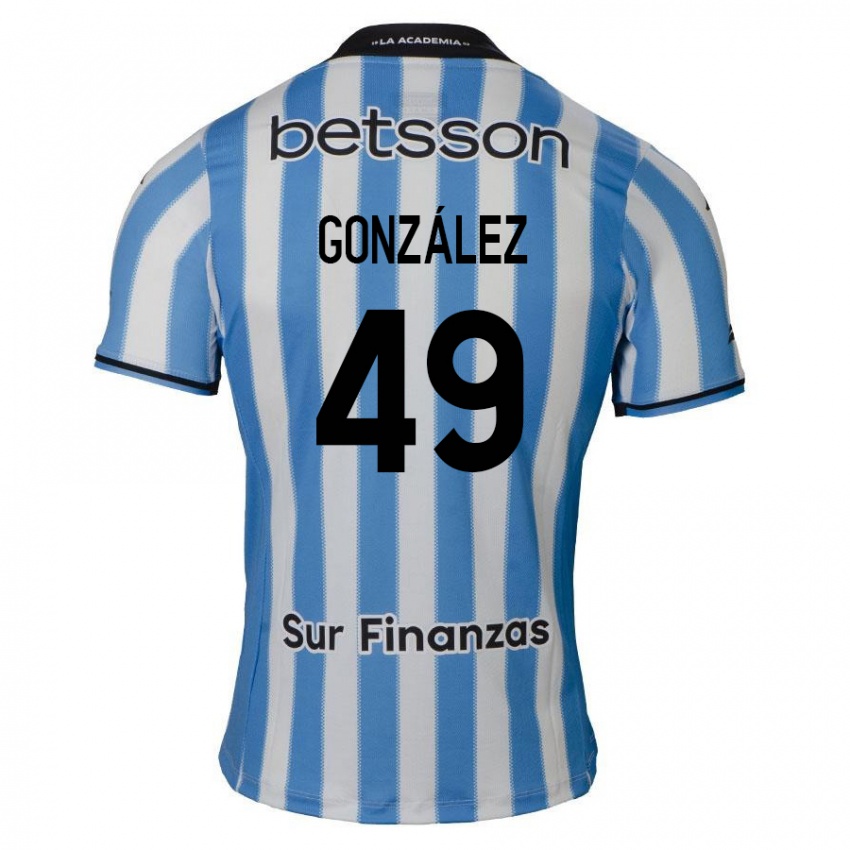 Kinderen David González #49 Blauw Wit Zwart Thuisshirt Thuistenue 2024/25 T-Shirt België