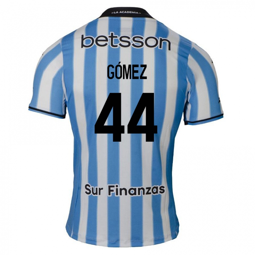 Kinderen Francisco Gómez #44 Blauw Wit Zwart Thuisshirt Thuistenue 2024/25 T-Shirt België