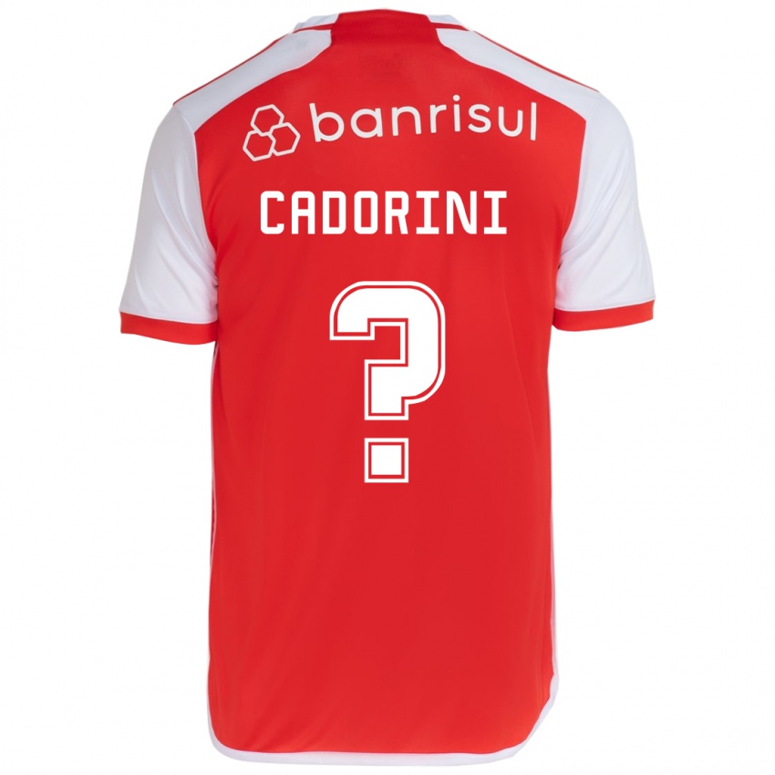 Kinderen Matheus Cadorini #0 Rood Wit Thuisshirt Thuistenue 2024/25 T-Shirt België