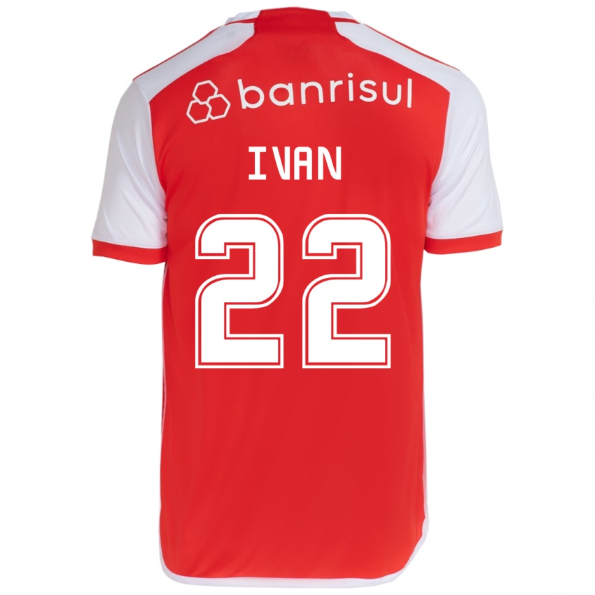 Kinderen Ivan #22 Rood Wit Thuisshirt Thuistenue 2024/25 T-Shirt België