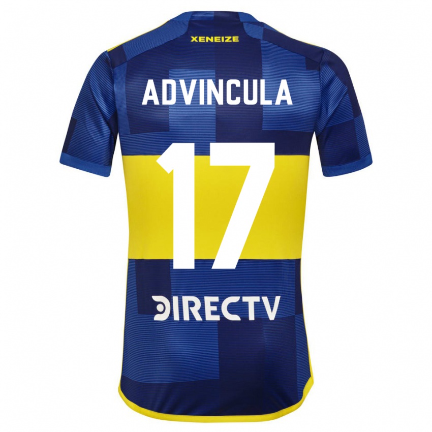 Kinderen Luis Advincula #17 Blauw Geel Thuisshirt Thuistenue 2024/25 T-Shirt België