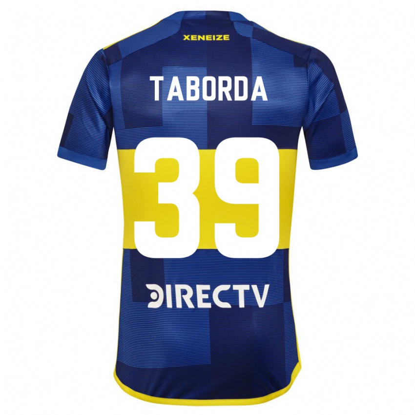 Kinderen Vicente Taborda #39 Blauw Geel Thuisshirt Thuistenue 2024/25 T-Shirt België