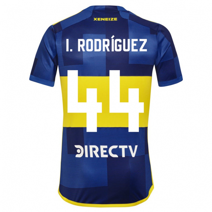 Enfant Maillot Ignacio Rodríguez #44 Bleu Jaune Tenues Domicile 2024/25 T-Shirt Belgique