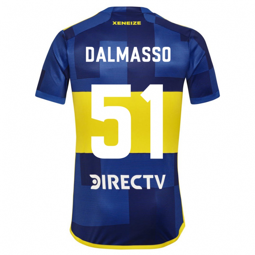 Kinderen Santiago Dalmasso #51 Blauw Geel Thuisshirt Thuistenue 2024/25 T-Shirt België