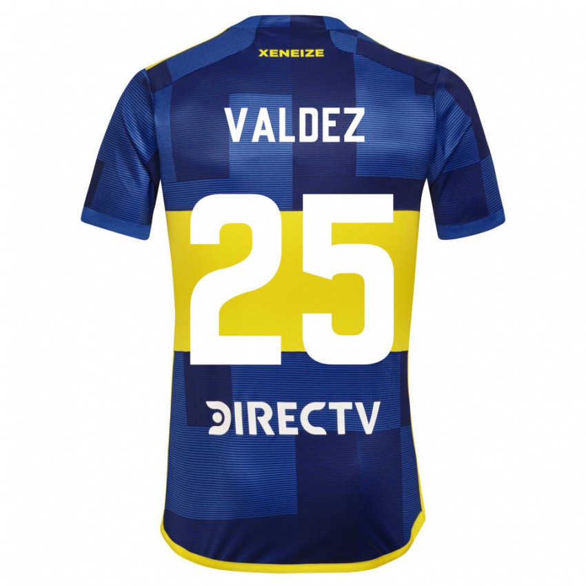 Enfant Maillot Bruno Valdez #25 Bleu Jaune Tenues Domicile 2024/25 T-Shirt Belgique