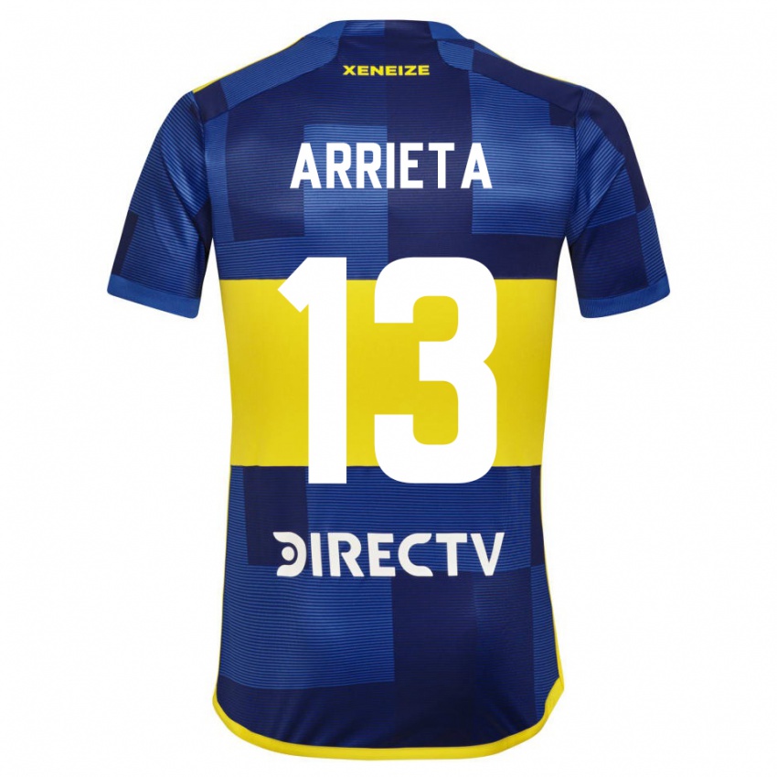 Enfant Maillot Thomas Arrieta #13 Bleu Jaune Tenues Domicile 2024/25 T-Shirt Belgique