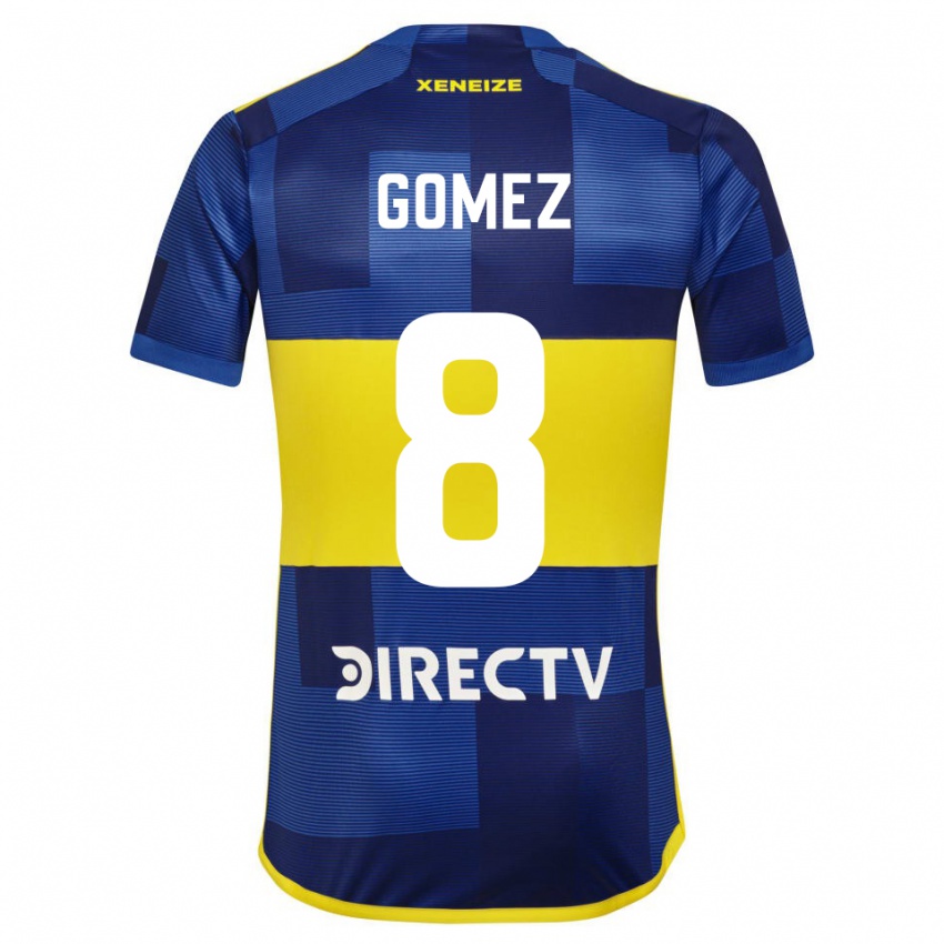 Kinderen Camila Gomez Ares #8 Blauw Geel Thuisshirt Thuistenue 2024/25 T-Shirt België