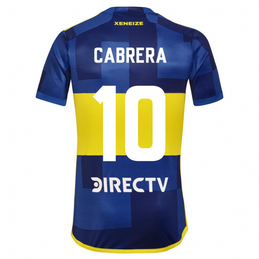 Kinderen Micaela Cabrera #10 Blauw Geel Thuisshirt Thuistenue 2024/25 T-Shirt België